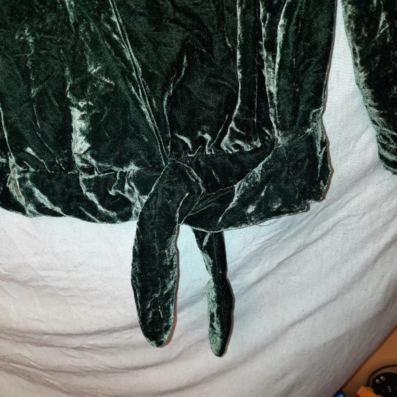 Madewell Velvet wrap top - Picture 4 of 7